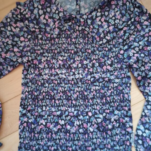 B.Nosy - Girls' Floral Blouse and Corduroy Skirt Set - Picture 2 of 3